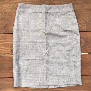 🌙 JCrew - Grey Pencil Skirt